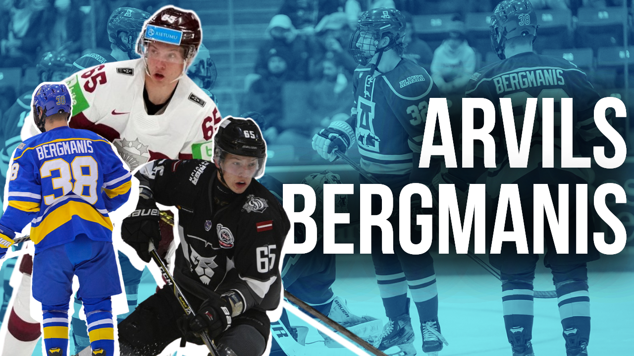 Arvils Bergmanis par NCAA hokeju Aļaskā un Latvijas hokeja izlasi