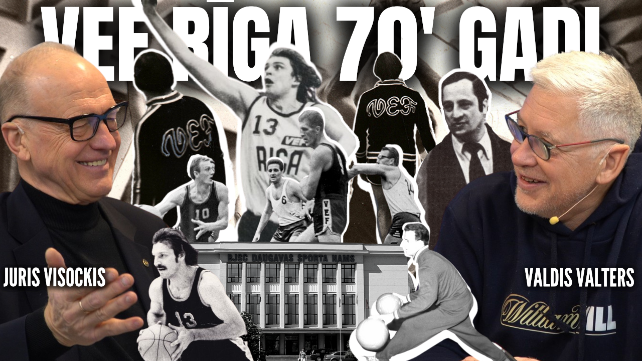 Vēstures lappuse #7: VEF Rīga 70′ Gadi | Juris Visockis ar Valdi Valteru